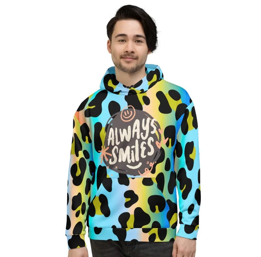 All-Over Print Unisex Hoodie – Relaxed Fit Polyester XS–6XL