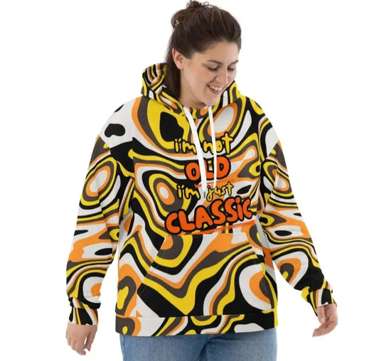 Unisex Recycled Polyester Hoodie All-Over Print XS–6XL Plus Size