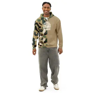 Plus Size All-Over Print Cotton Hoodie 2XS-6XL Oversized Unisex