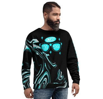 Plus Size Unisex All-Over Print Recycled Sweatshirt Eco Fit