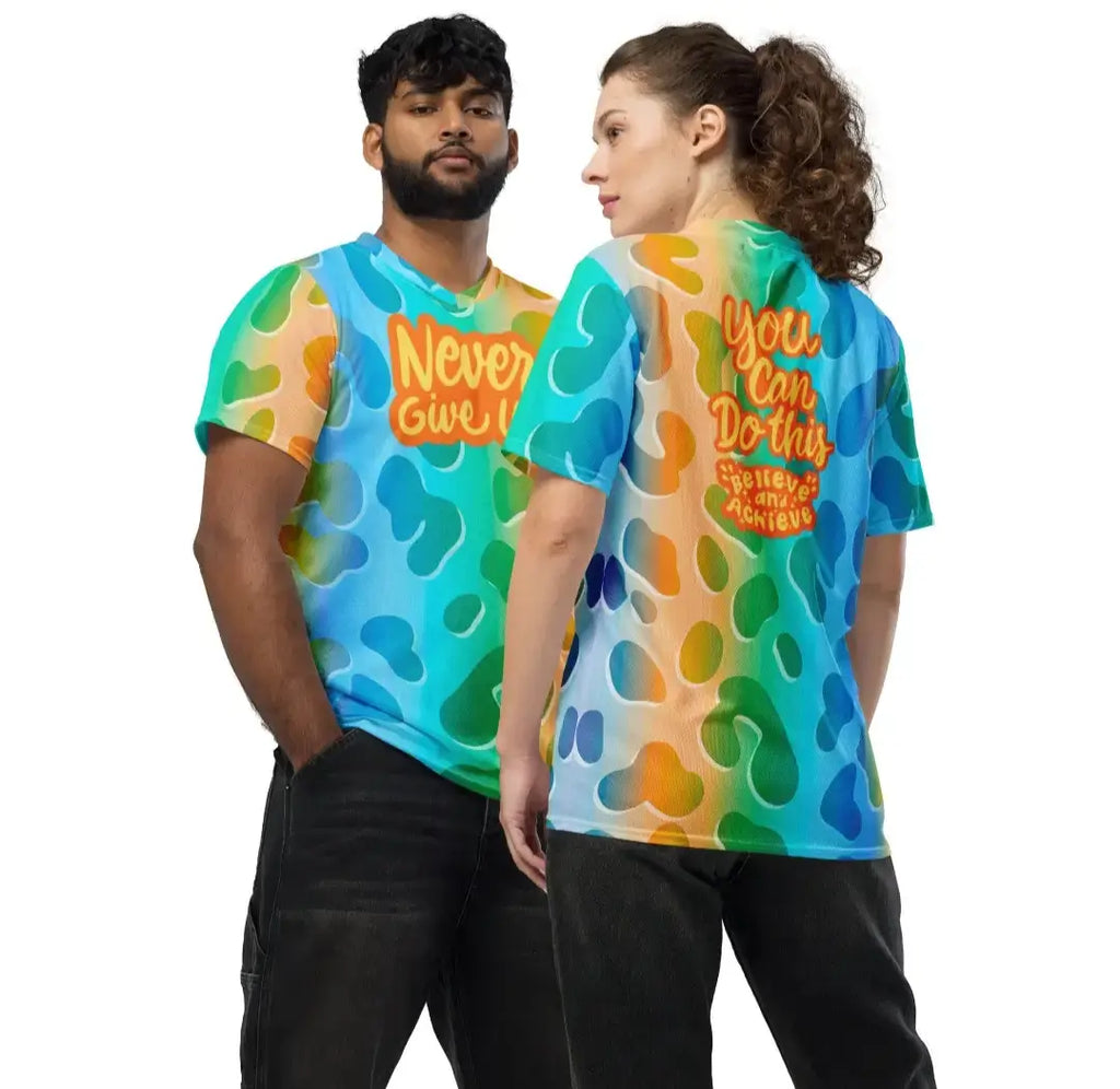 All-Over Print 100% Recycled Unisex Sports Jersey 2XS–6XL
