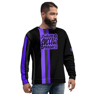 Recycled Plus Size Unisex Sweatshirt All-Over Print Style