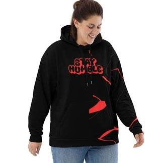Recycled Unisex Hoodie Plus Size All-Over Print 2XS–6XL