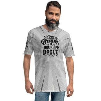 All-Over Print Men's Polyester Crew Neck T-Shirt Regular Fit XS-2XL