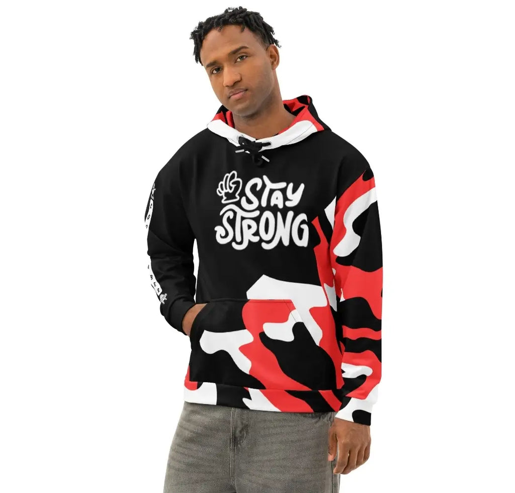 All-Over Print Unisex Cotton Hoodie Plus Size 2XS-6XL