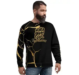Plus Size Unisex All-Over Print Recycled Sweatshirt Eco Fit