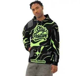 All-Over Print Unisex Cotton Hoodie Plus Size 2XS-6XL