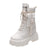 Women’s Platform Martin Boots | Padded Mid-Calf Height Boost