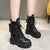 Women’s Platform Martin Boots | Padded Mid-Calf Height Boost