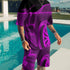 Men’s Korean 3D Print Set | Stylish T-Shirt & Shorts Suit S–6XL